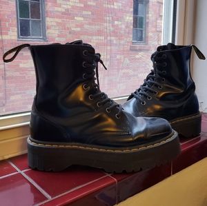 Dr. Martens Jadon Black Platform Boot Women's Sz 9